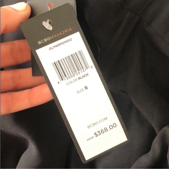 BCBGMaxAzria Bryleigh Crisscross Halter Gown - Picture 12 of 12